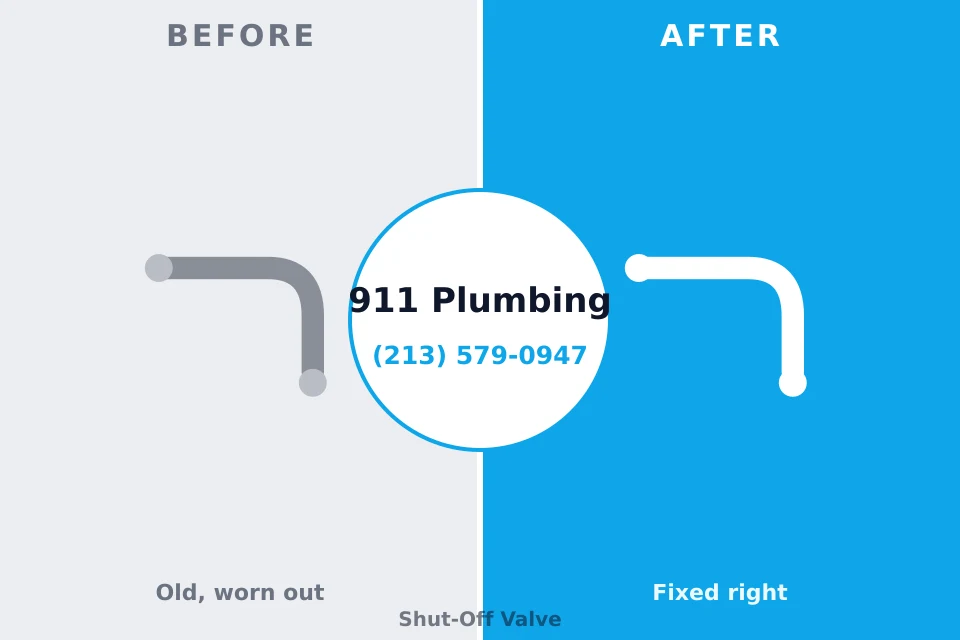 Before and after: plumbing company Mount Royal, NJ